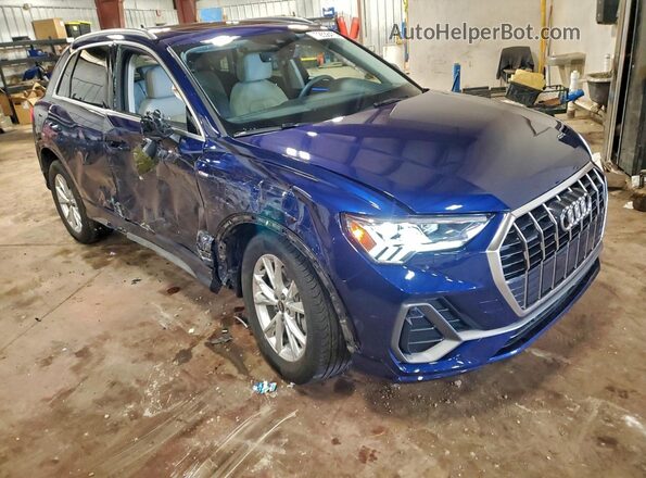 WA1EECF36S1079532 2025 AUDI Q3 Blue Front right