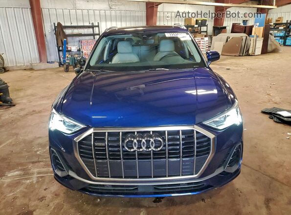 WA1EECF36S1079532 2025 AUDI Q3 Blue Front view