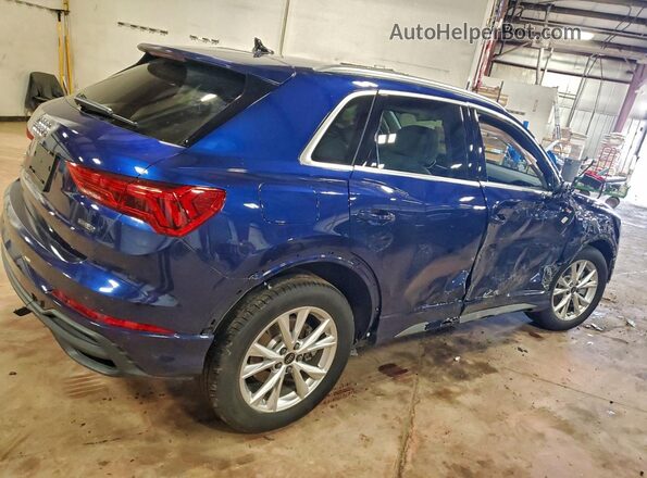 WA1EECF36S1079532 2025 AUDI Q3 Blue Rear right