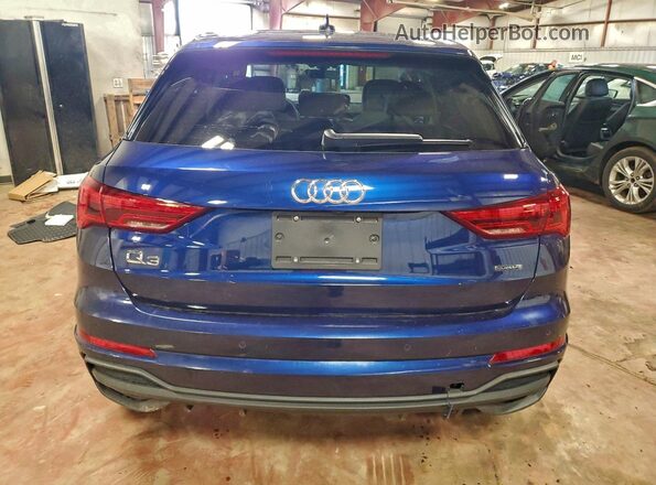 WA1EECF36S1079532 2025 AUDI Q3 Blue Rear view