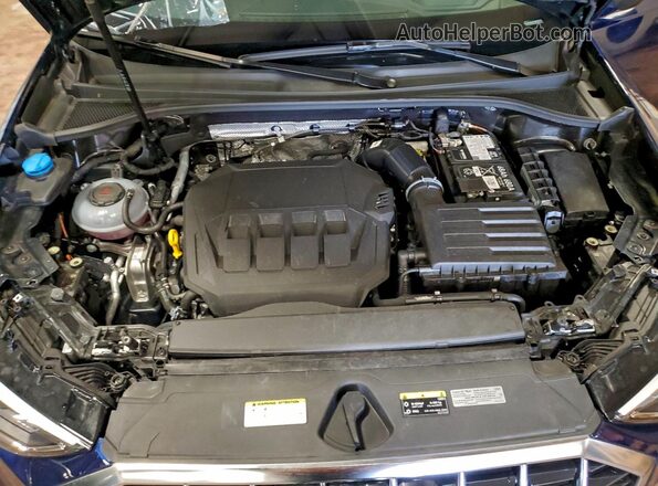 WA1EECF36S1079532 2025 AUDI Q3 Blue Engine compartment view