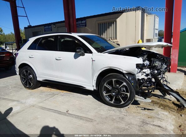 WA1EECF37S1108522 2025 AUDI Q3 White Instrument cluster view