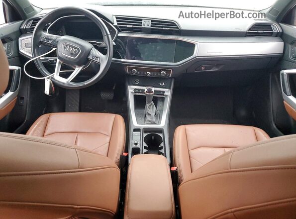 WA1EEDF38N1019729 2022 AUDI Q3 Black წინა პანელის ხედი