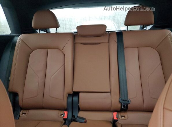 WA1EEDF38N1019729 2022 AUDI Q3 Black უკანა სავარძლების ხედი
