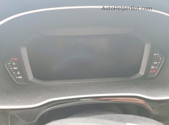 WA1EEDF38N1019729 2022 AUDI Q3 Black ხელსაწყოთა პანელის ხედი