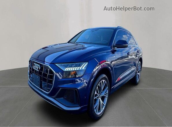WA1EVAF12MD020630 2021 AUDI Q8 Blue Rear right