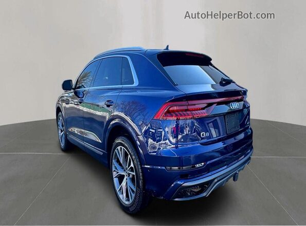 WA1EVAF12MD020630 2021 AUDI Q8 Blue Front right