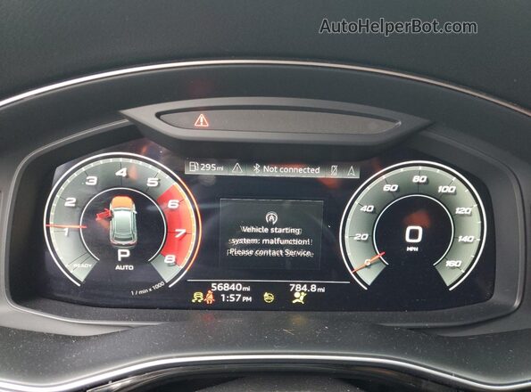 WA1EVAF19MD034637 2021 AUDI Q8 Charcoal ხელსაწყოთა პანელის ხედი