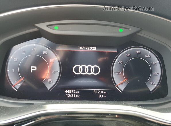 WA1EVAF1XLD015111 2020 AUDI Q8 Gray Սարքավորումների վահանակի տեսք