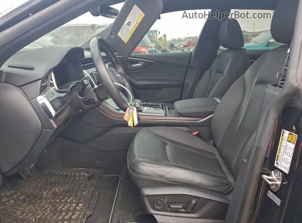 WA1EVAF1XMD005499 2021 AUDI Q8 Black წინა სალონის ხედი