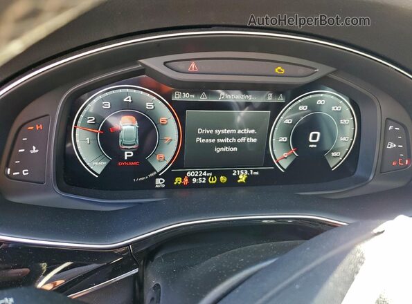 WA1EVBF10ND005468 2022 AUDI Q8 Charcoal Սարքավորումների վահանակի տեսք