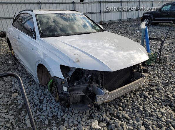 WA1EVBF18KD034731 2019 AUDI Q8 White Front right