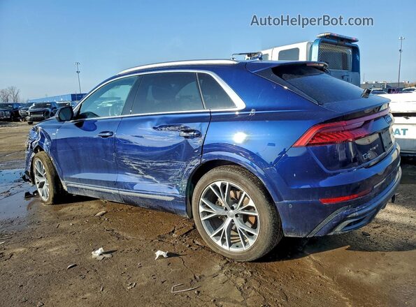 WA1EVBF1XLD015552 2020 AUDI Q8 Blue Tył lewy