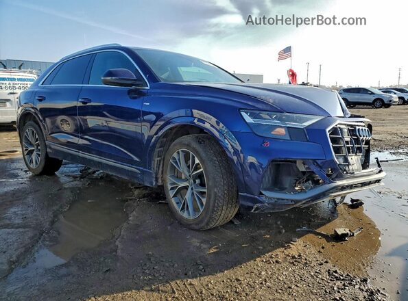 WA1EVBF1XLD015552 2020 AUDI Q8 Blue Przód prawy