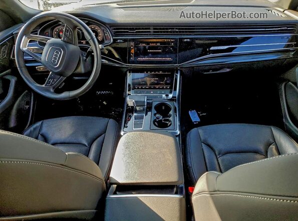 WA1EVBF1XLD015552 2020 AUDI Q8 Blue Widok deski rozdzielczej
