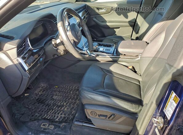 WA1EVBF1XLD015552 2020 AUDI Q8 Blue Widok wnętrza z przodu