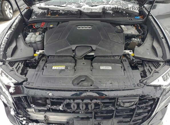 WA1FVAF15MD028564 2021 AUDI Q8 Gray Vista del compartimento del motor