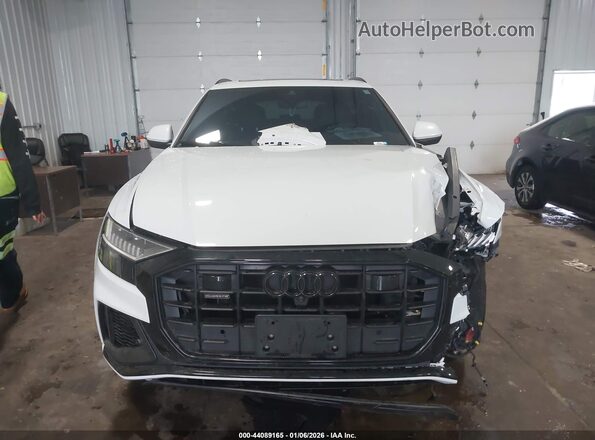 WA1FVAF1XMD036644 2021 AUDI Q8 White Instrument cluster view