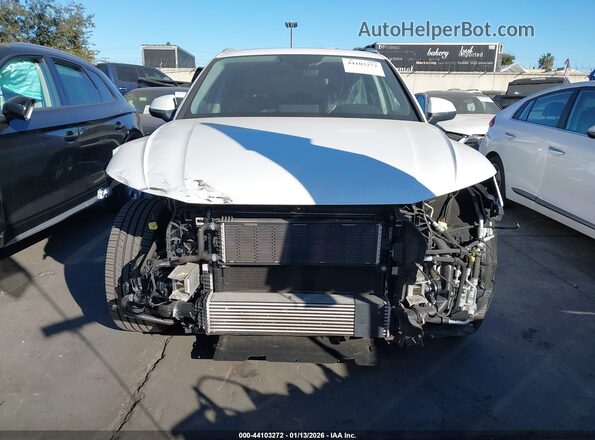 WA1G2AFY0N2018225 2022 AUDI Q5 White Instrument cluster view