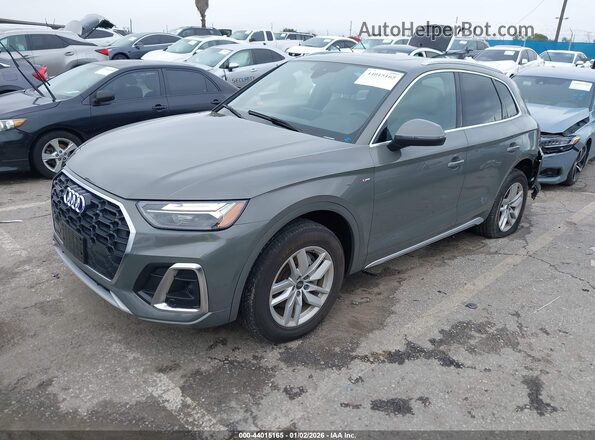 WA1GAAFY6P2118786 2023 AUDI Q5 Gray Передня ліва чверть