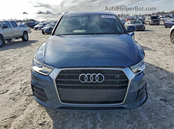 WA1HCCFS5HR010397 2017 AUDI Q3 Blue Вид спереду
