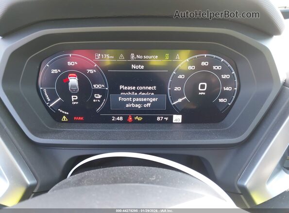 WA1KUBFZ8TP001403 2026 AUDI Q4 Gray 