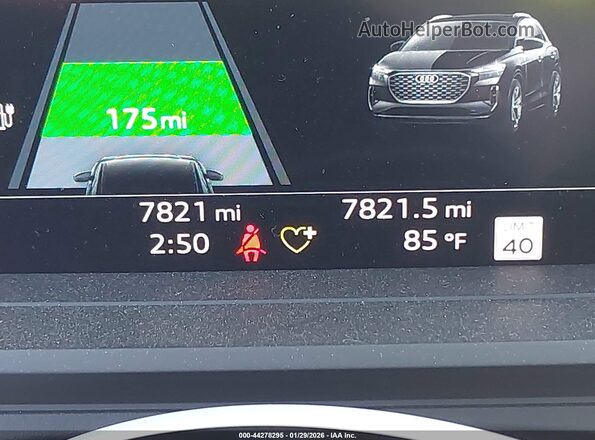 WA1KUBFZ8TP001403 2026 AUDI Q4 Gray 