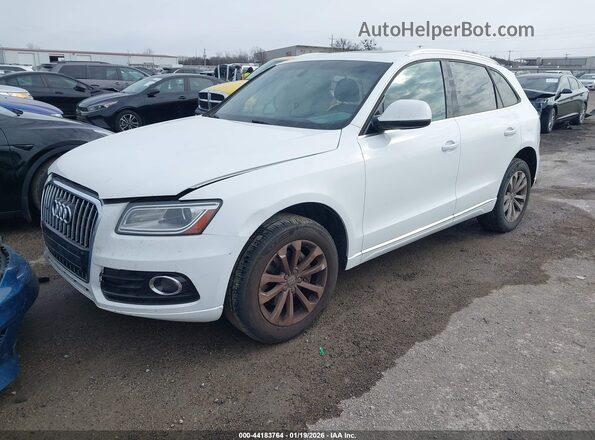 WA1L2AFP1GA015137 2016 AUDI Q5 White Առջևի ձախ երեք քառորդ տեսարան
