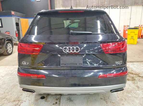 WA1LAAF78JD030386 2018 AUDI Q7 Black უკანა ხედი