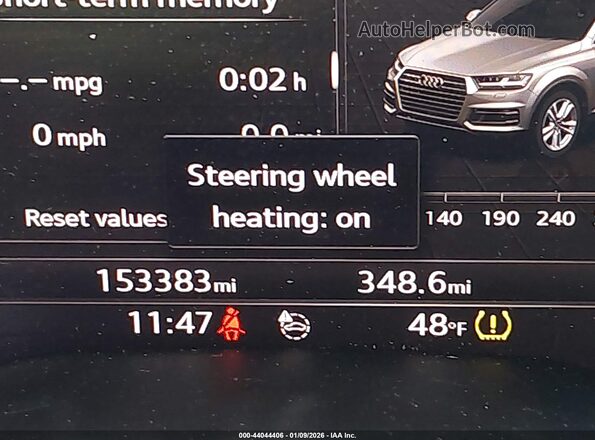WA1LAAF79KD040040 2019 AUDI Q7 Black 