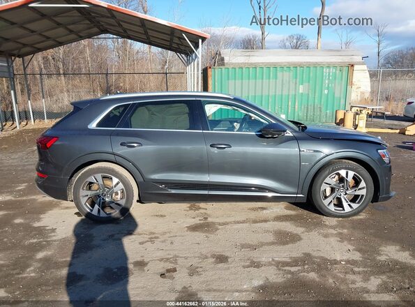 WA1LABGE0MB010040 2021 AUDI E-TRON Gray Widok wnętrza z tyłu