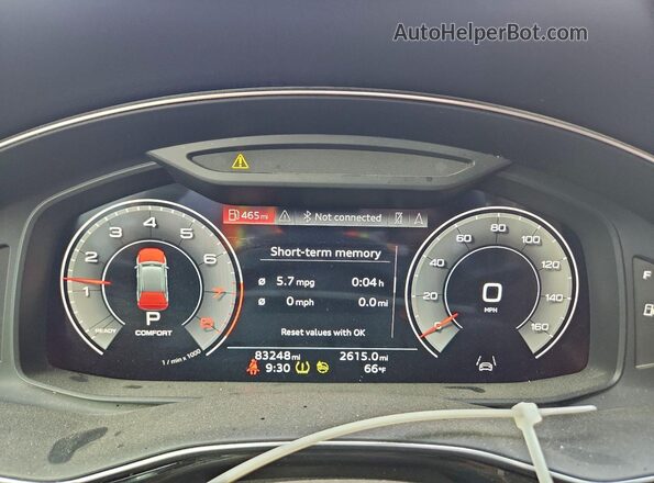 WA1LCBF72PD009994 2023 AUDI Q7 White Vista del cuadro de instrumentos
