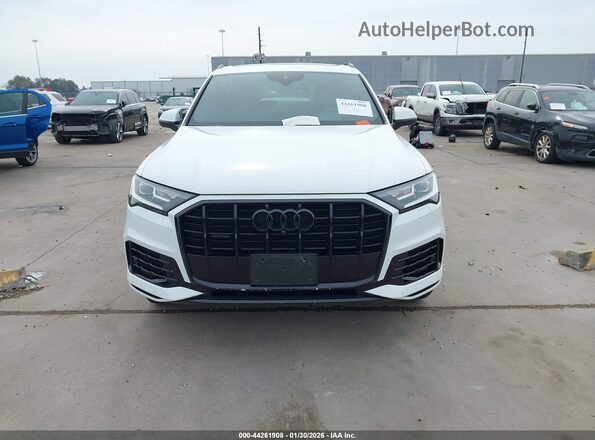 WA1LJAF7XMD031494 2021 AUDI Q7 White Instrument cluster view