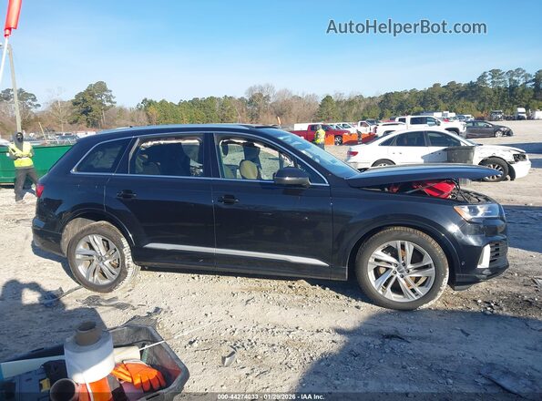 WA1LXAF79LD000279 2020 AUDI Q7 Black Widok wnętrza z tyłu