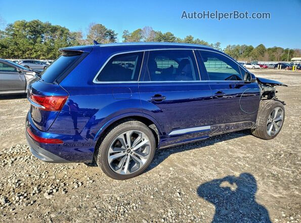 WA1LXBF71ND016162 2022 AUDI Q7 Синий Задняя правая четверть