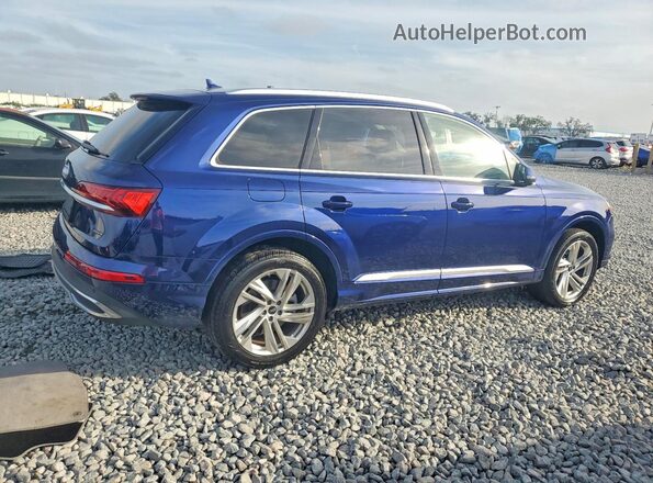 WA1LXBF79ND006740 2022 AUDI Q7 Blue Rear right