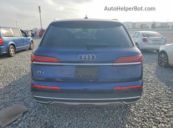 WA1LXBF79ND006740 2022 AUDI Q7 Blue Rear view
