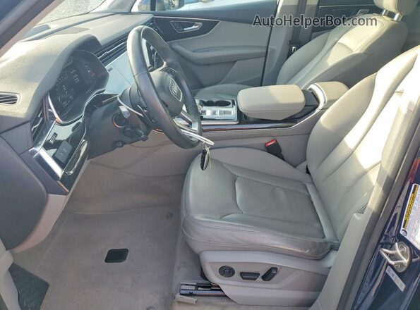 WA1LXBF79ND006740 2022 AUDI Q7 Blue Front interior view