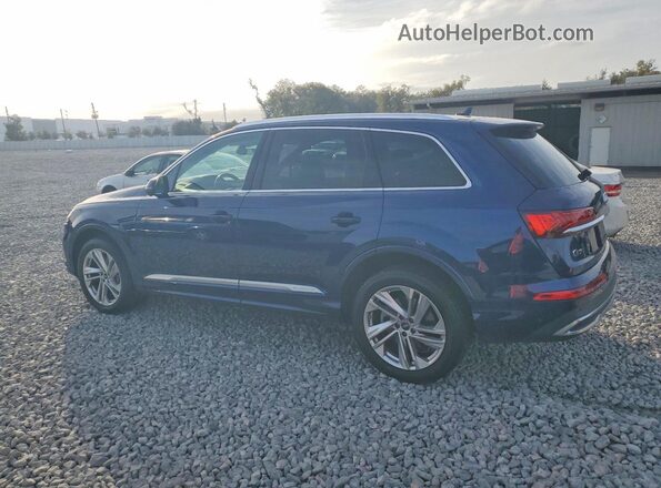 WA1LXBF79ND006740 2022 AUDI Q7 Blue Rear left