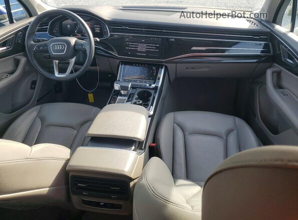 WA1LXBF79ND006740 2022 AUDI Q7 Blue Dashboard view