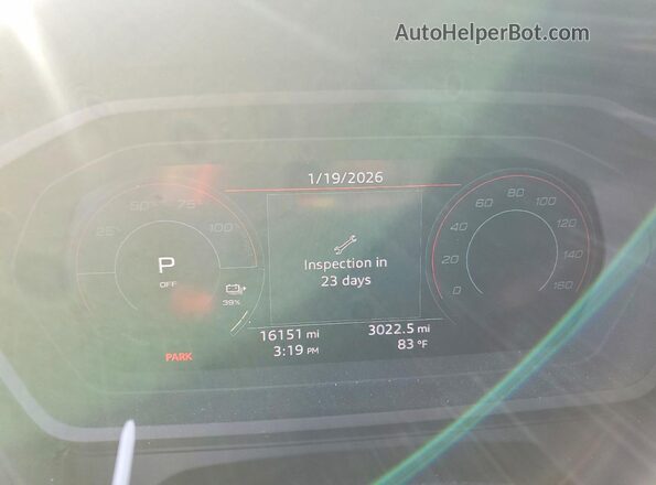 WA1M2BFZ5PP035139 2023 AUDI Q4 Blue ხელსაწყოთა პანელის ხედი