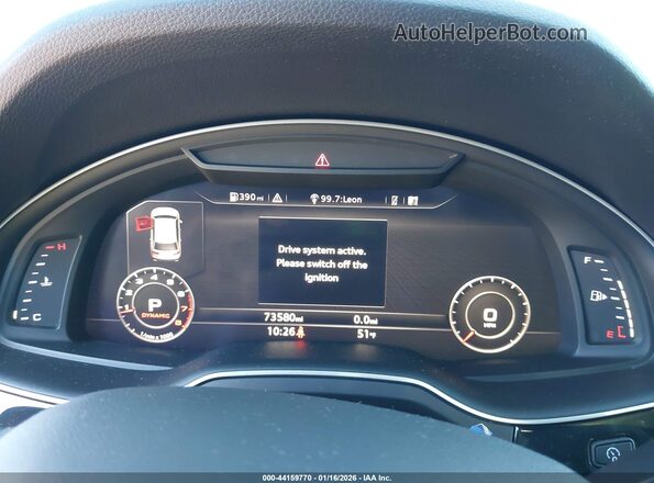 WA1VAAF77JD054025 2018 AUDI Q7 Gray უკანა სავარძლების ხედი