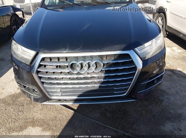 WA1VAAF79HD019206 2017 AUDI Q7 Black Вид щитка приладів