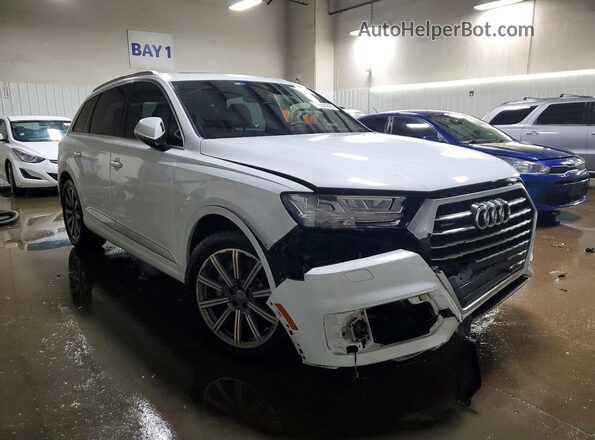 WA1VAAF79JD025013 2018 AUDI Q7 White Առջևի աջ