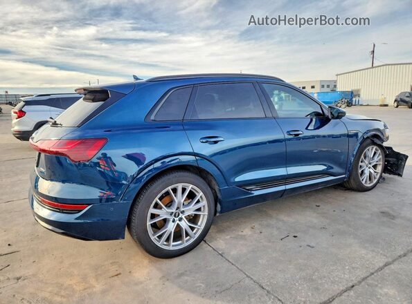 WA1VAAGE3MB018118 2021 AUDI E-TRON Blue Trasero derecho