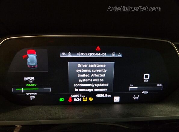 WA1VAAGE6PB009935 2023 AUDI E-TRON Gray Սարքավորումների վահանակի տեսք
