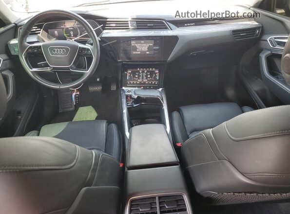 WA1VAAGEXMB030735 2021 AUDI E-TRON Black Dashboard view