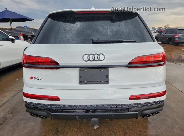 WA1VWBF70SD022722 2025 AUDI SQ7 White Vista trasera