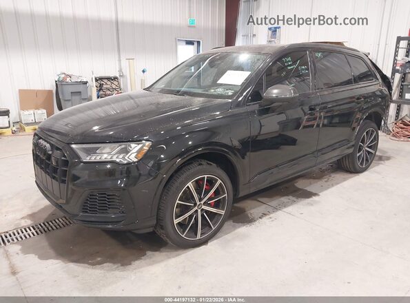 WA1VWBF71PD004950 2023 AUDI SQ7 Black წინა მარცხენა ხედი სამი მეოთხედიდან