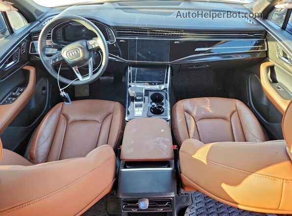 WA1VXBF73PD021665 2023 AUDI Q7 Black Widok deski rozdzielczej